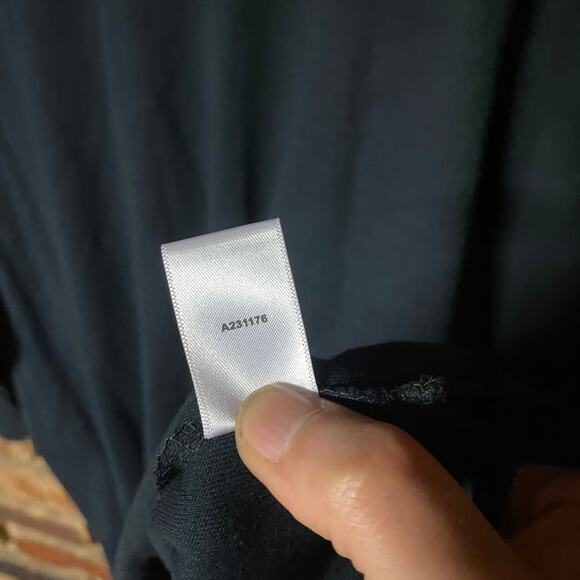 NWT Quacker Factory Black Braided Sparkle 3/4 Sleeve T-Shirt Women's Size 3X - Picture 6 of 7